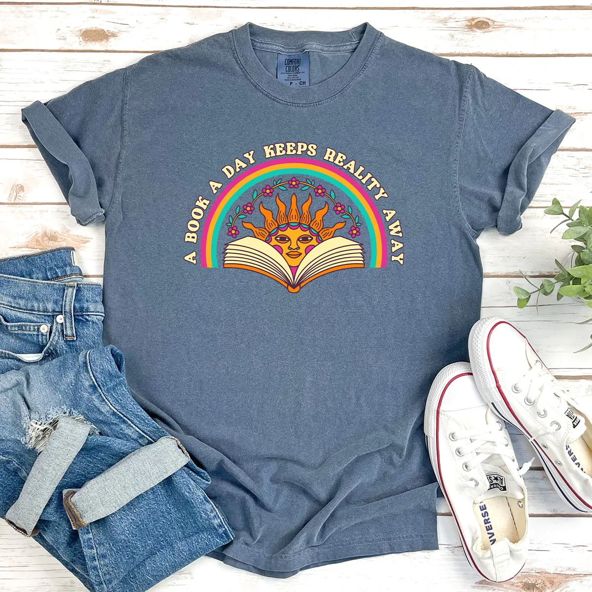 a book a day cotton tee