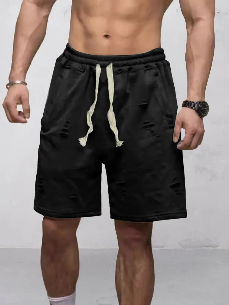 Active Comfort Ripped Shorts