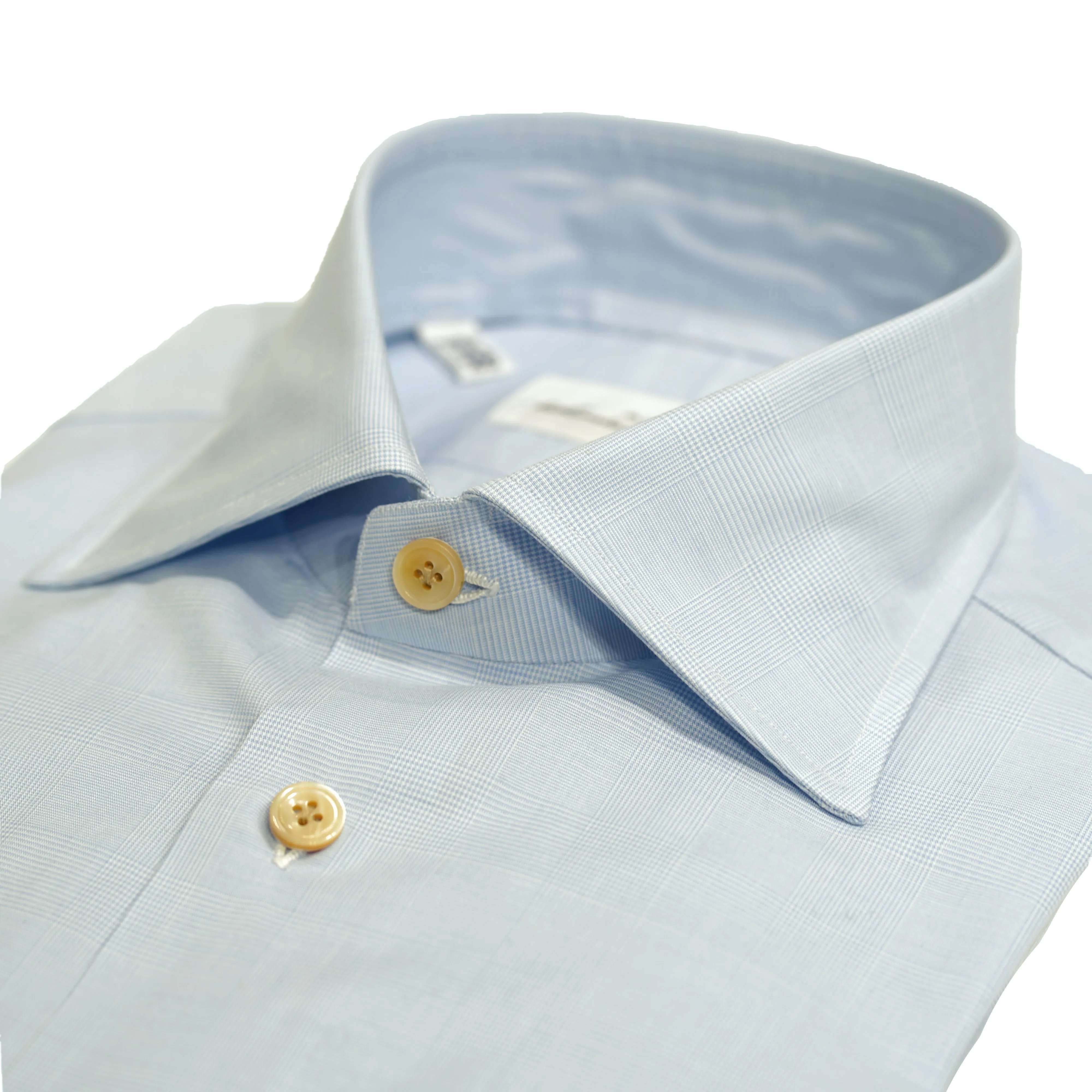 Avino Glen Check dress shirt / Light Blue