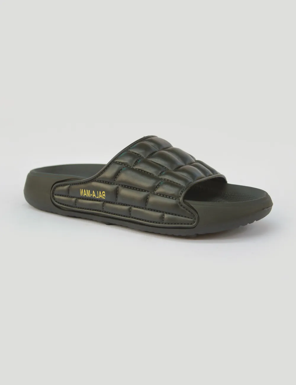 Balaman Black Soft Slippers for Men