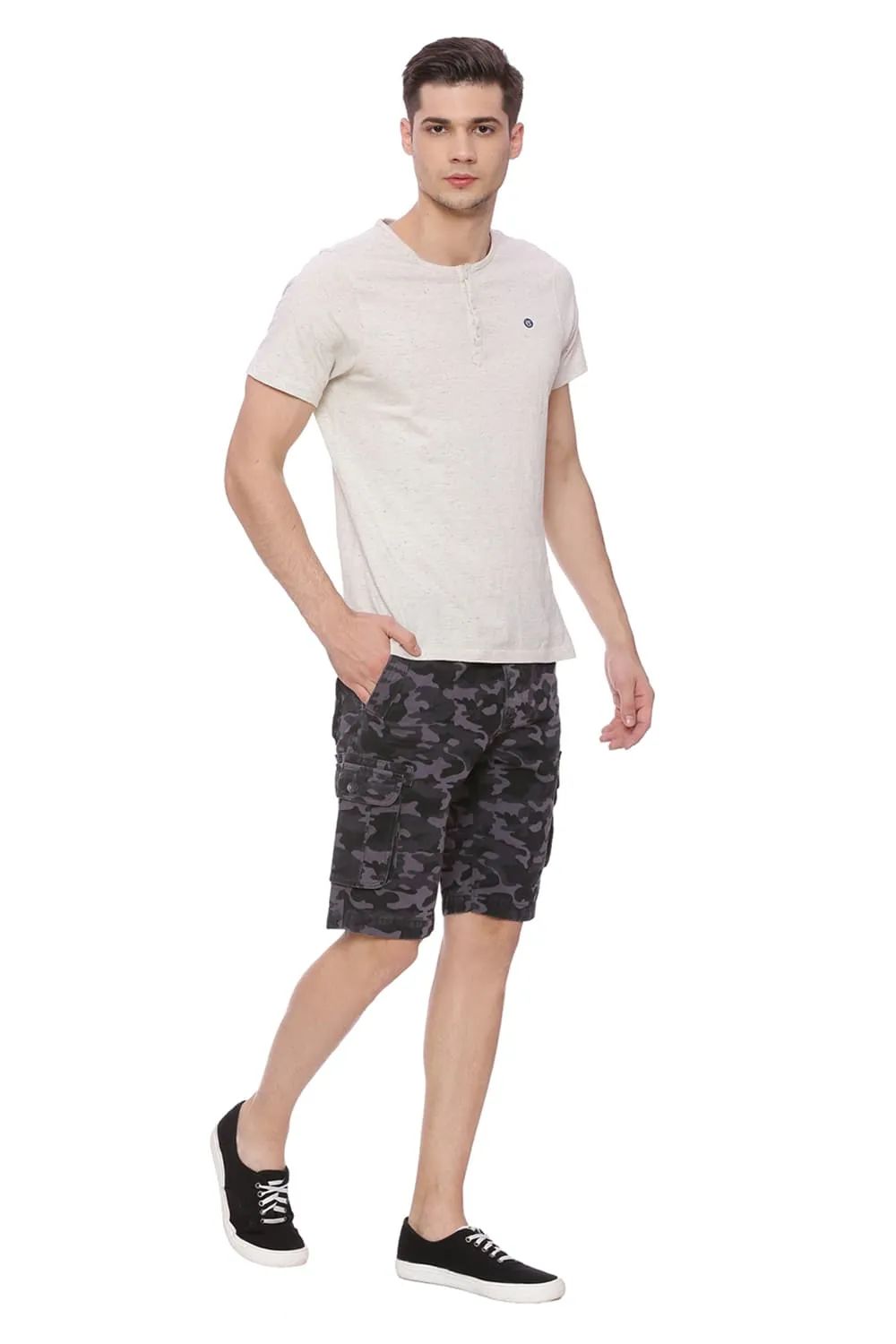 Basics Comfort Fit 6 Pocket Cargo Shorts