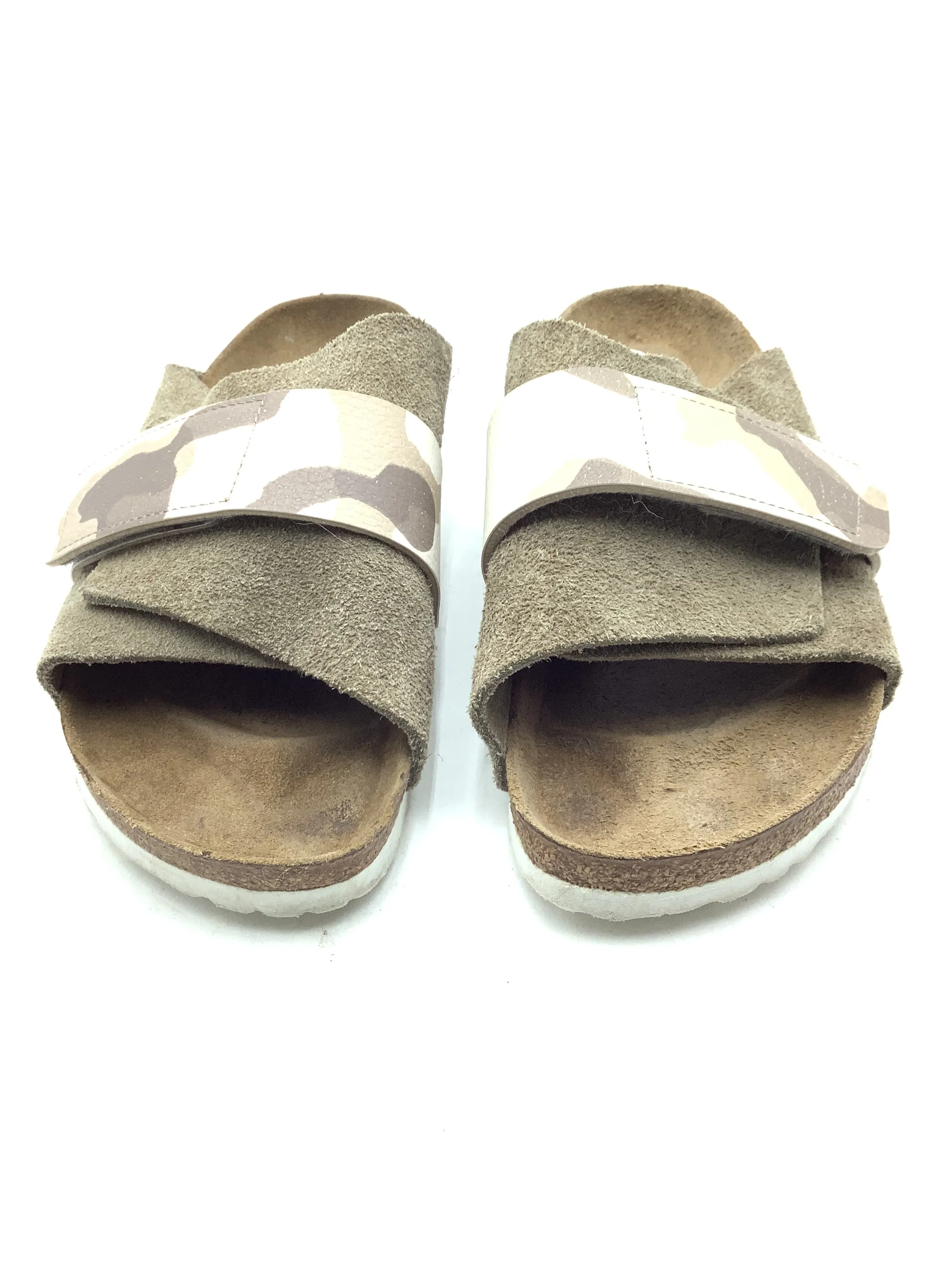 Birkenstock Women's Sandals Tan Camo Suede Leather Size: US 9.5/ EU 41