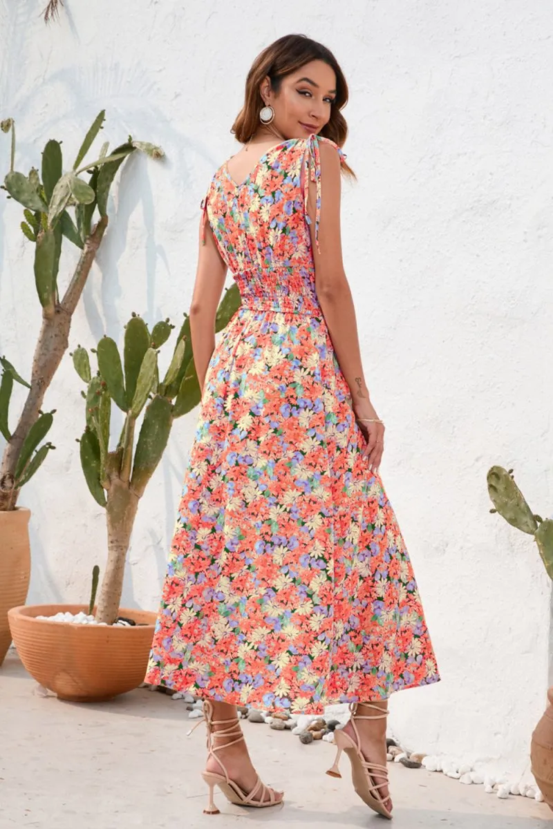 Blossom Gathering Maxi Floral Dress