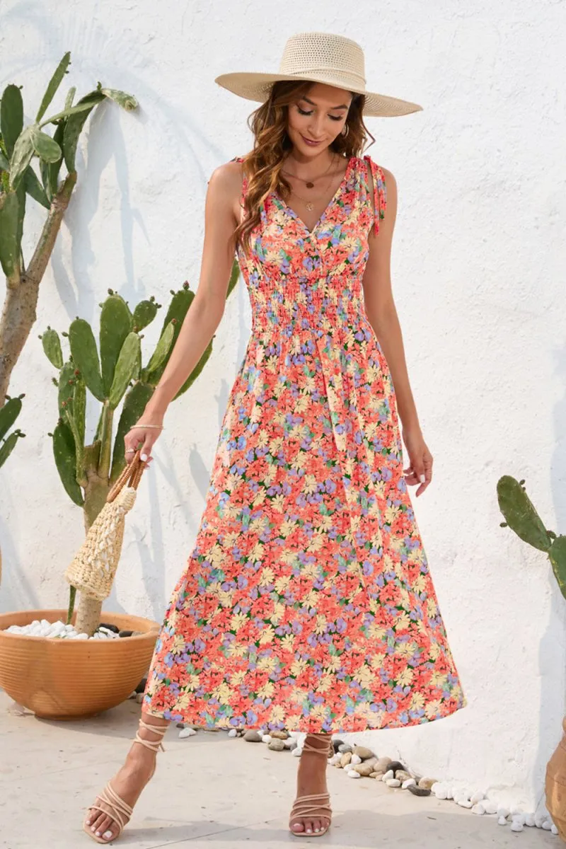 Blossom Gathering Maxi Floral Dress