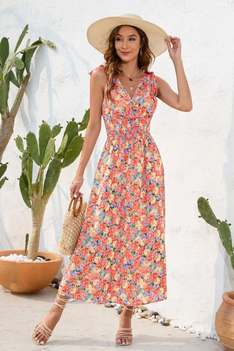 Blossom Gathering Maxi Floral Dress