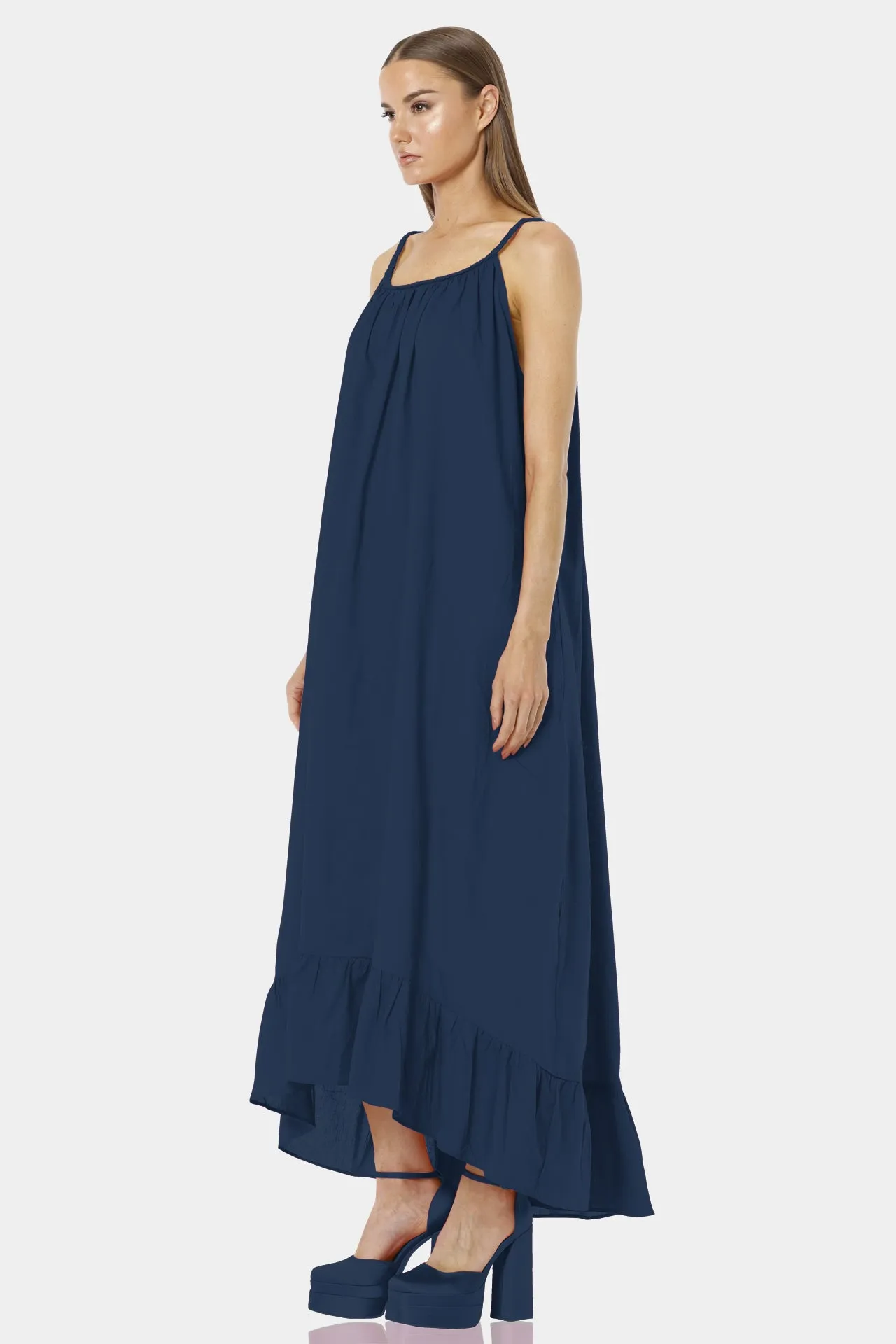 Blue Going Out Maxi Dress