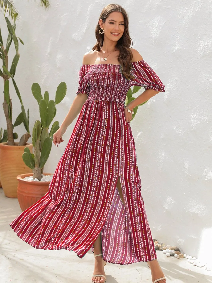 Capturing Time Short Sleeve Maxi Dresses Summer