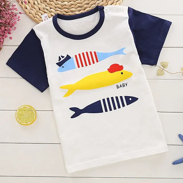 Cartoon Baby Tees