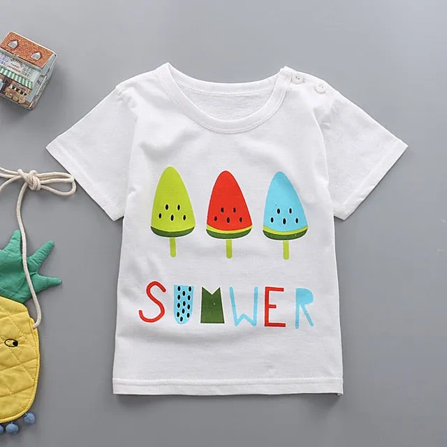 Cartoon Baby Tees