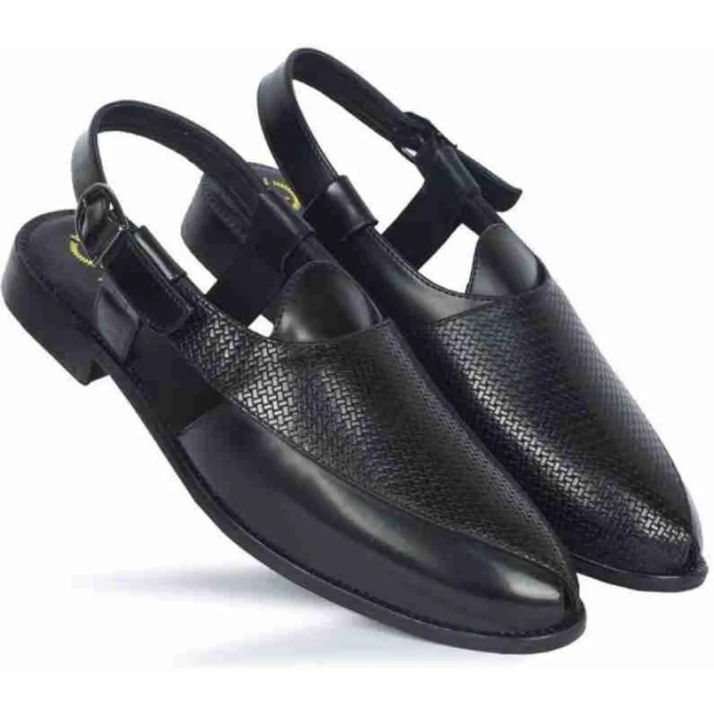 Classic Peshawar Sandals Leather Jutti Shoes For Men