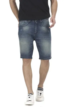 Comfort Fit Stretch Denim Shorts