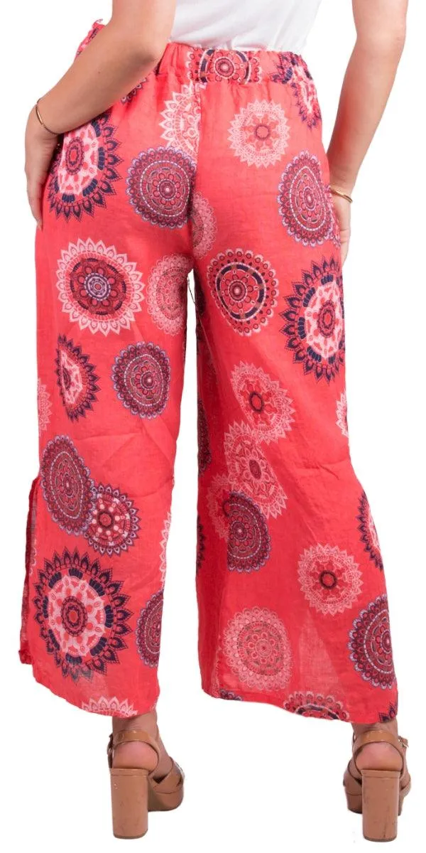 Giulana Mandala Capri Pants