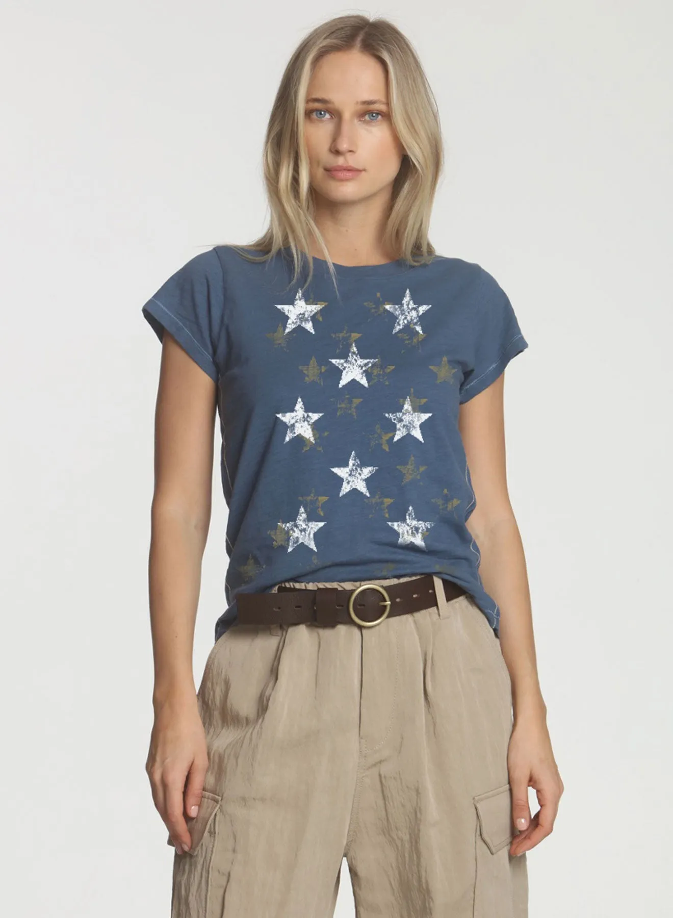 Graphic Ava Tee - Marine Stardust