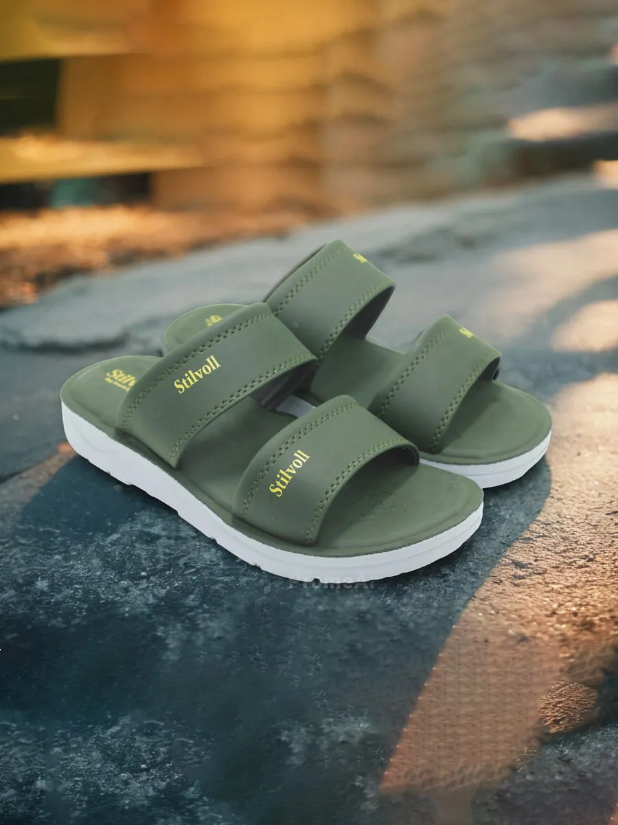 Green | medicated soft imported slippers