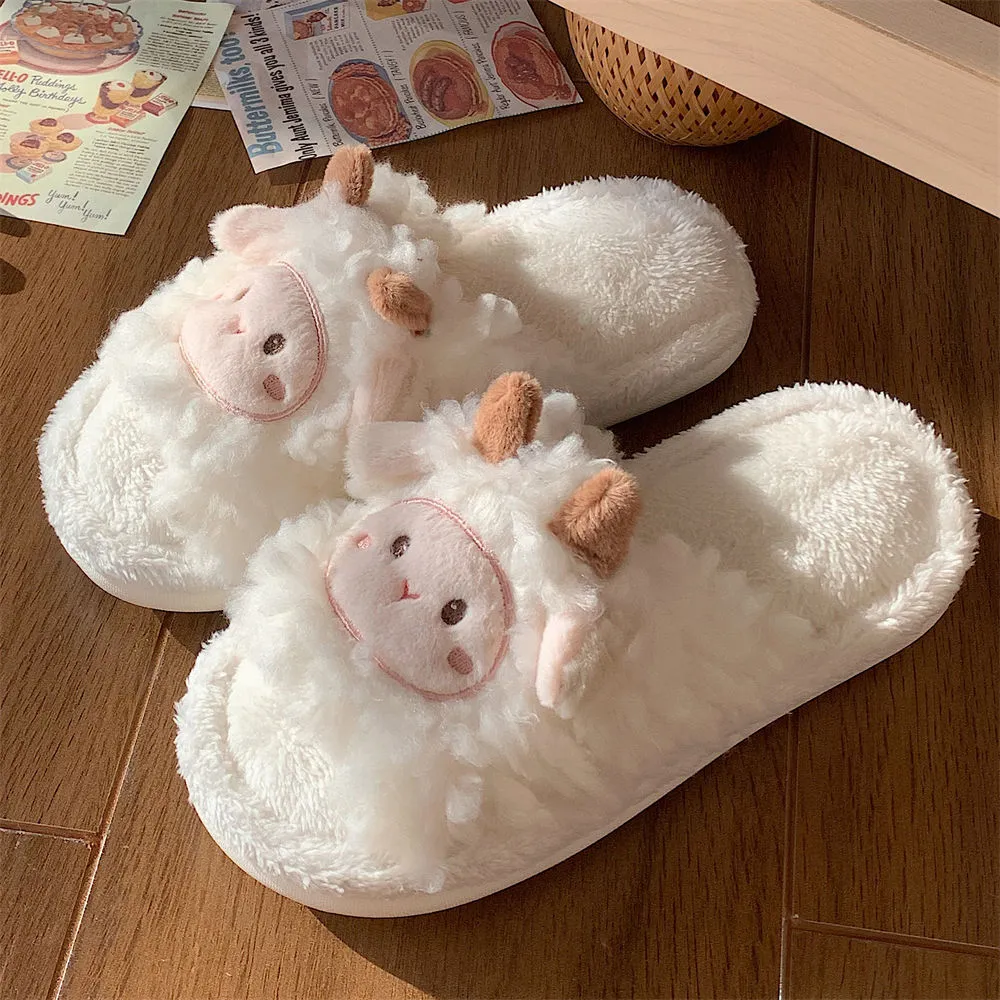 Home Bedroom Soft Thermal Soft Soled Confinement Shoes Comfortable Indoor cotton slippers Cozy Footwear Warm Cotton Slippers, lioness-love