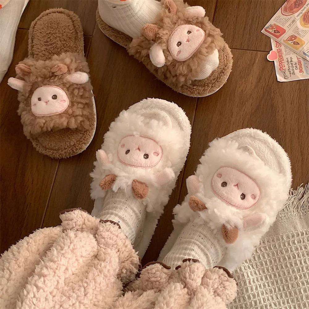 Home Bedroom Soft Thermal Soft Soled Confinement Shoes Comfortable Indoor cotton slippers Cozy Footwear Warm Cotton Slippers, lioness-love