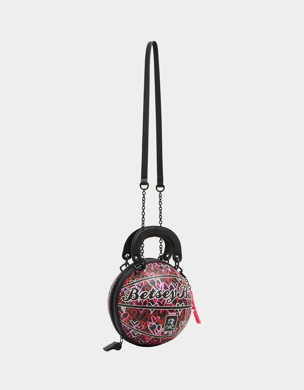 KITSCH BETSEY BALL BAG BLACK MULTI