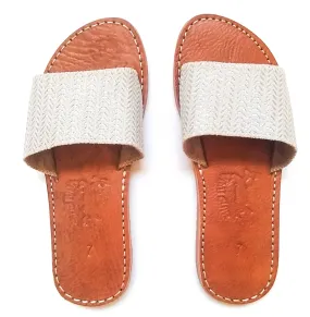 Leather Off White Sandals