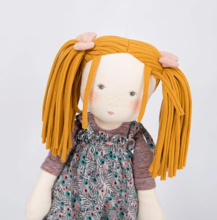 Les Rosalies Violette 18" Rag Doll