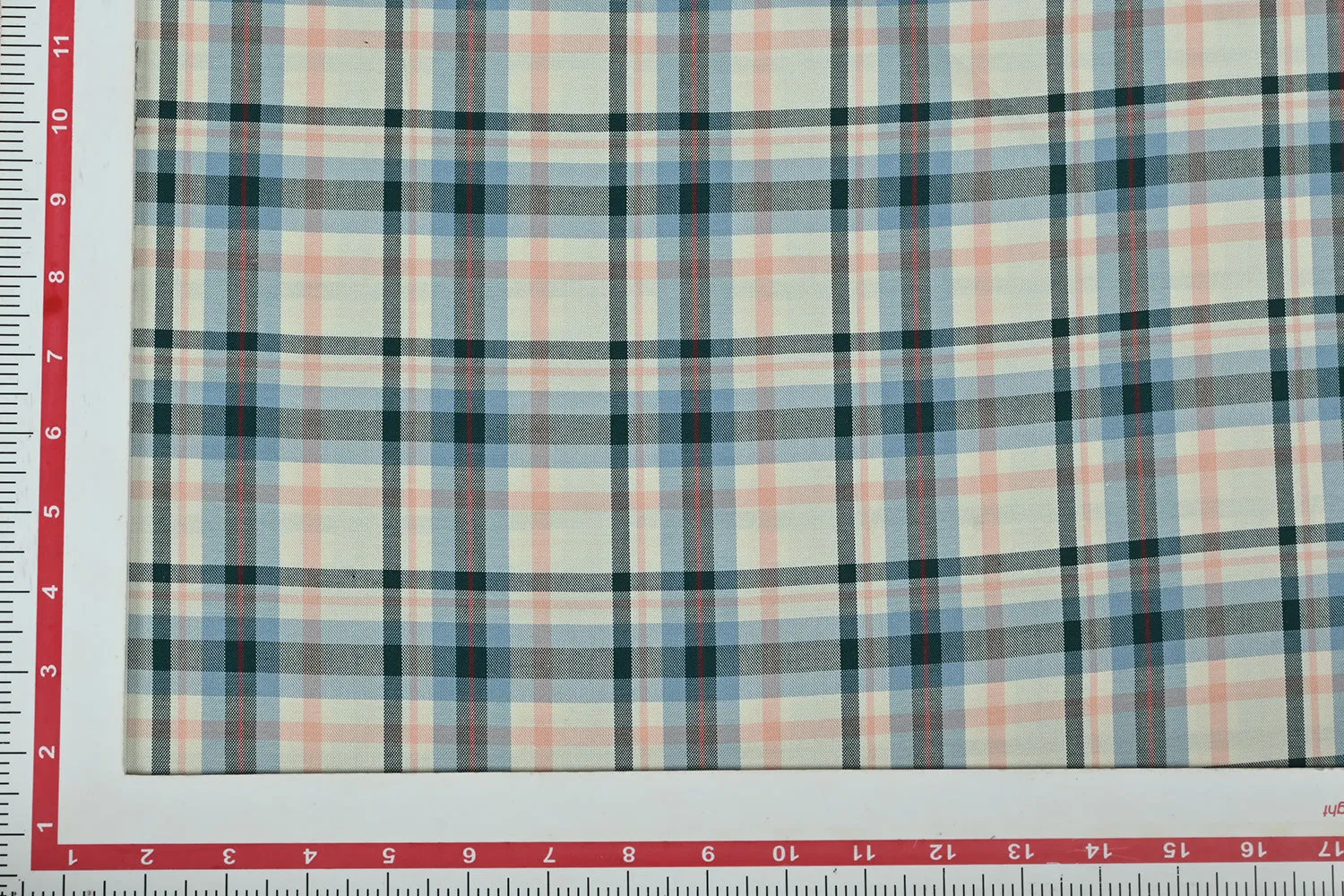 Light Blue Checks Cotton Yarn Dyed Fabric