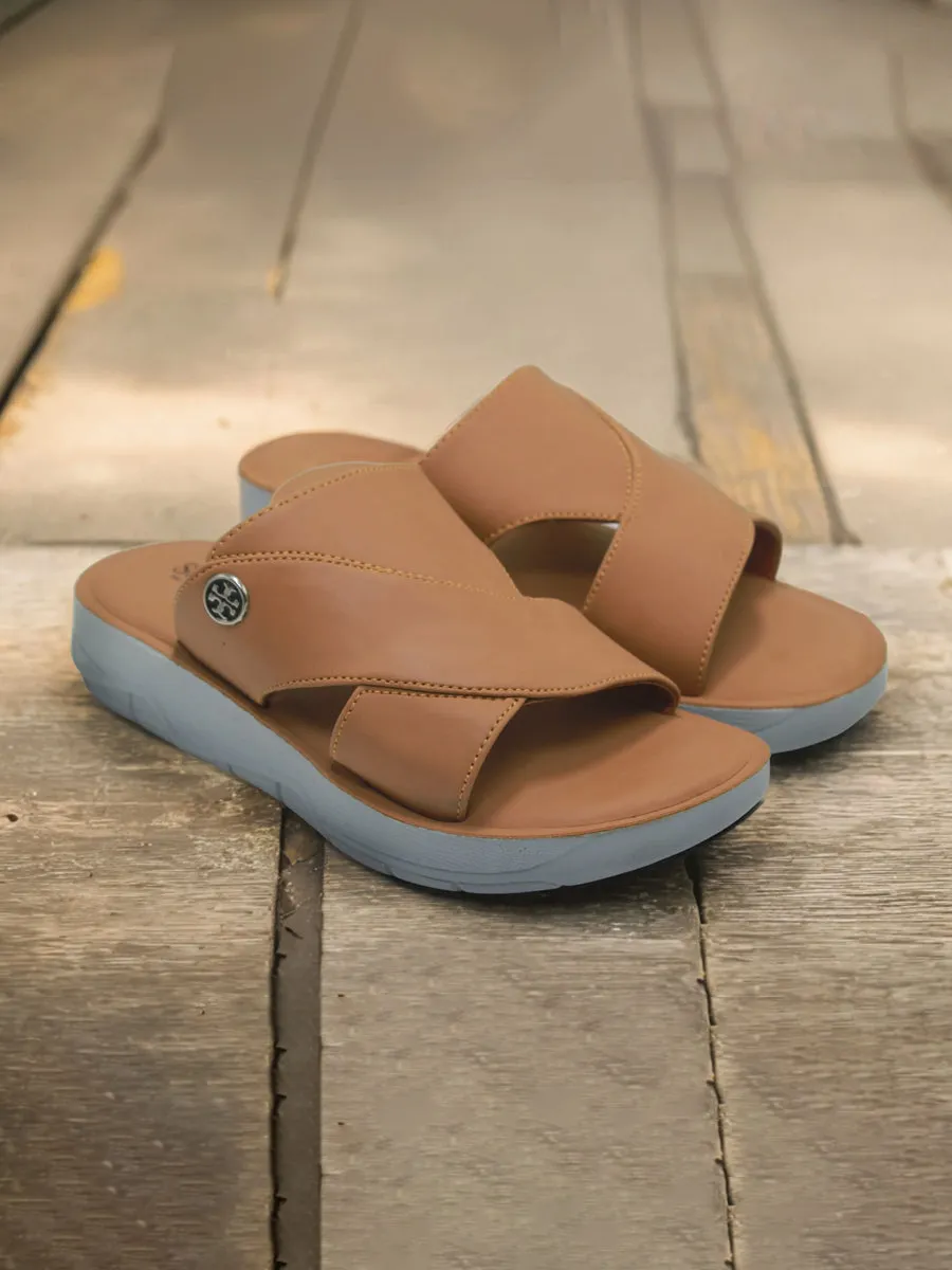 Light Brown | medicated soft imported slippers