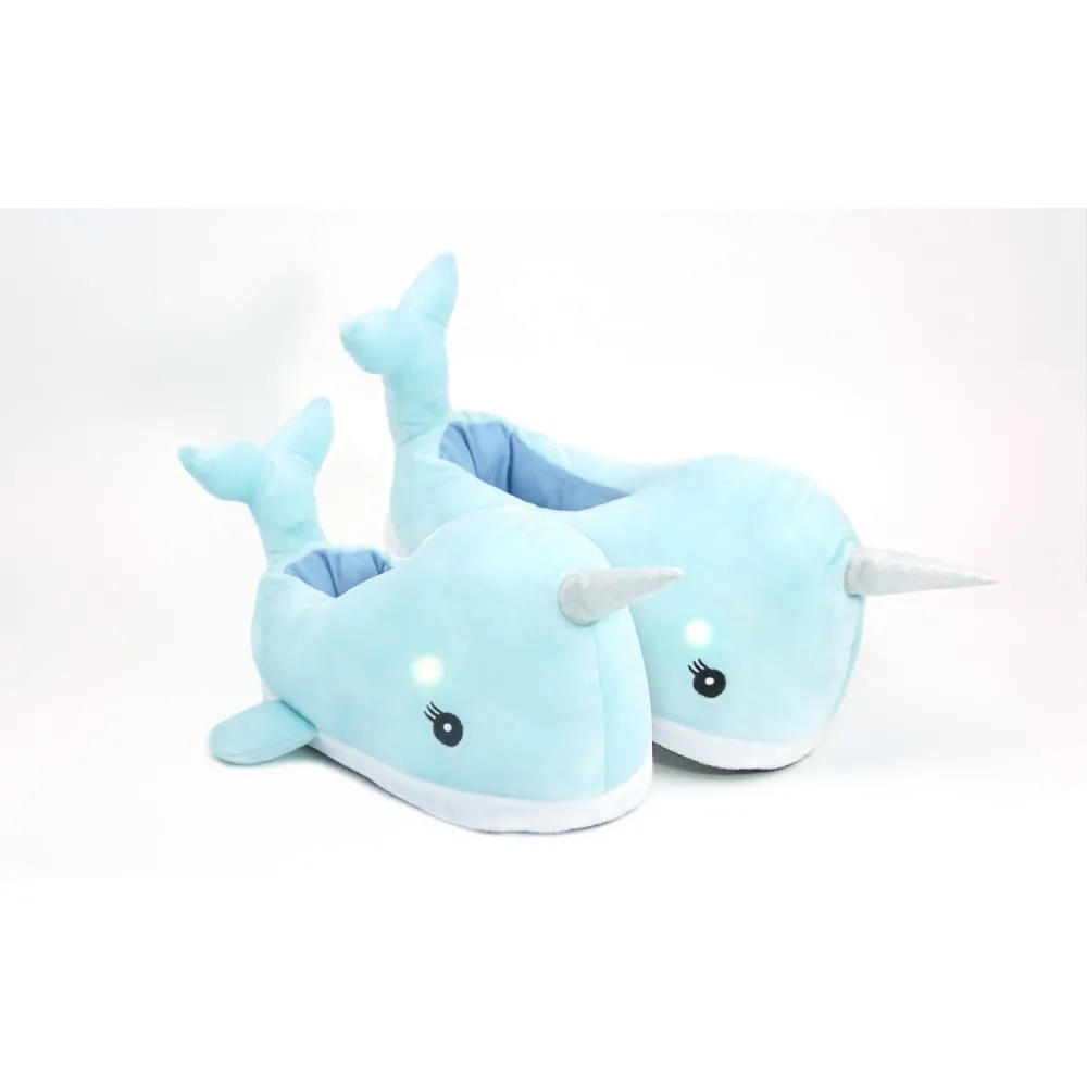 Narwhal Slippers Childs One Size Child UK 11-2