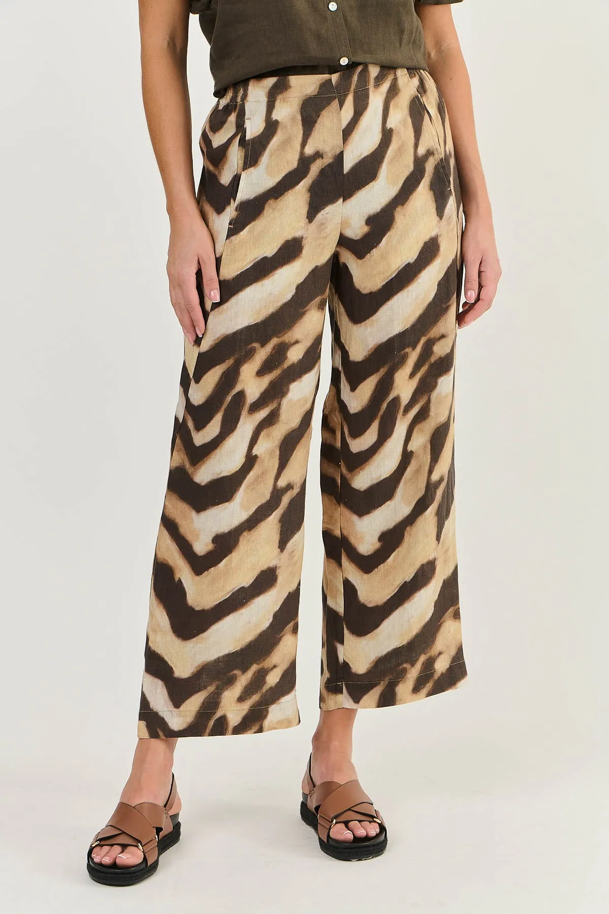 Naturals by O & J Wide Leg Pant - Wildcat (GA398)