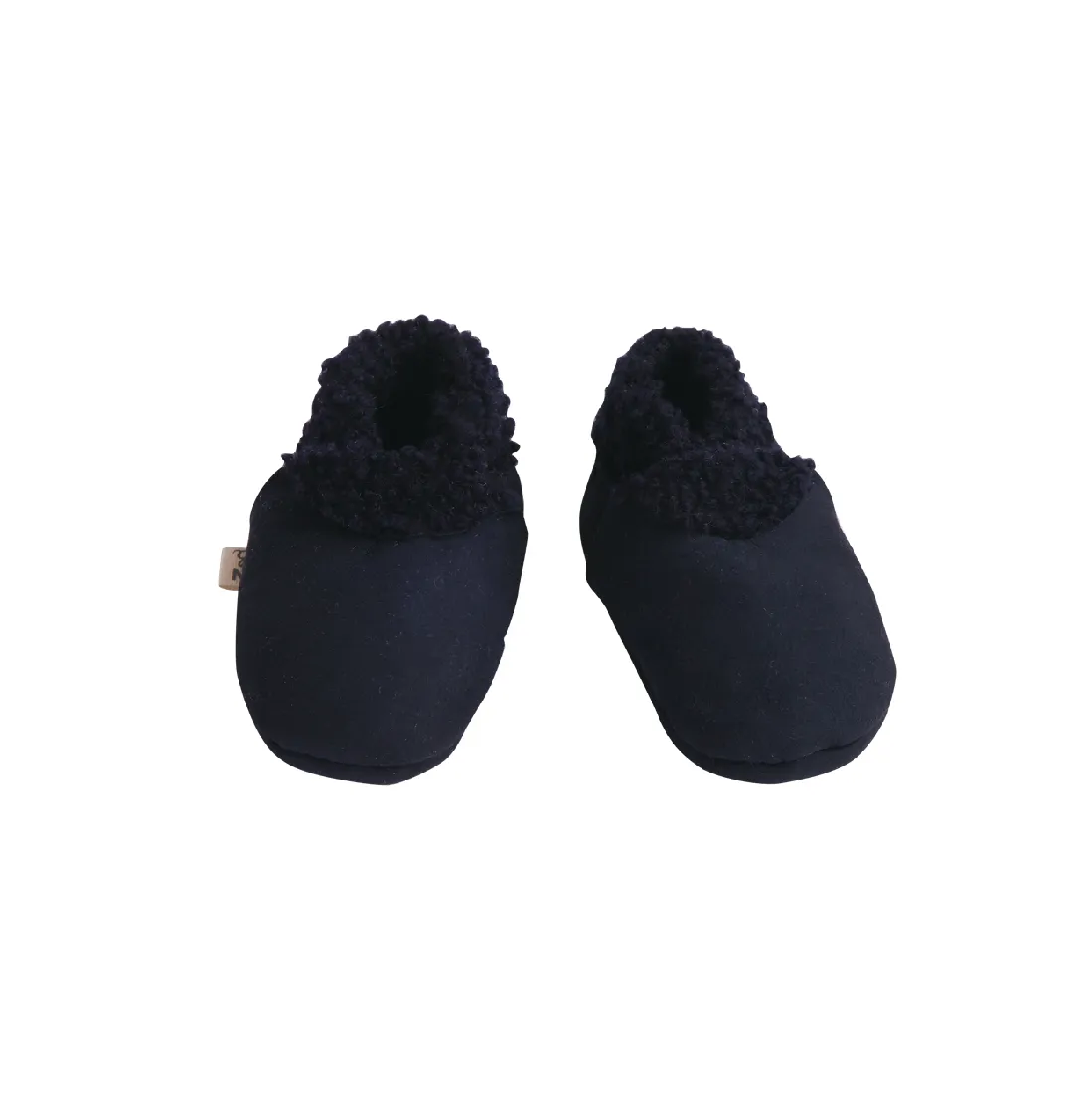 NATURE BABY - LAMBSKIN BOOTIES: NAVY