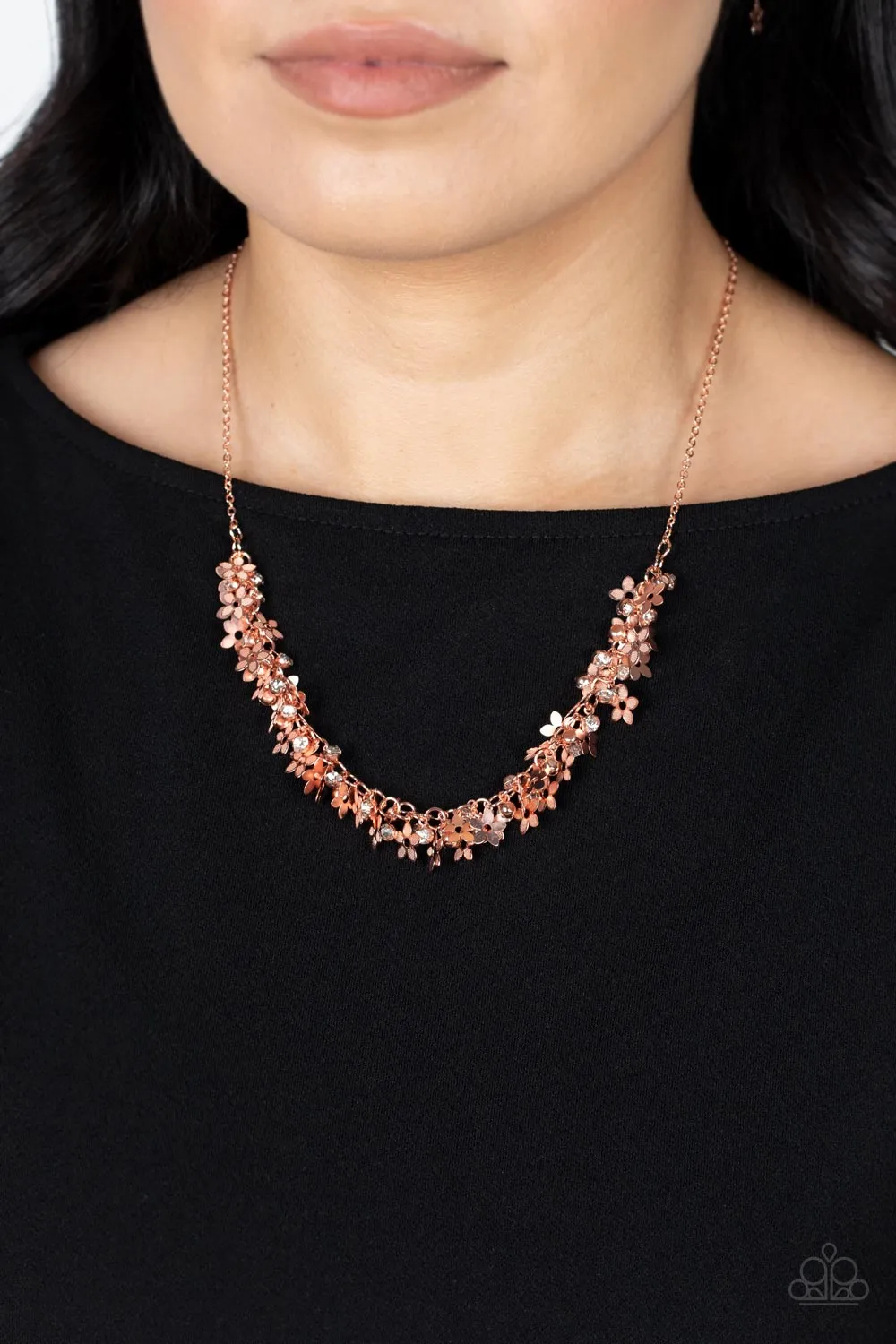 Necklaces Fearlessly Floral - Copper N2292