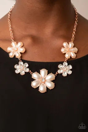 Necklaces Fiercely Flowering - Copper N423