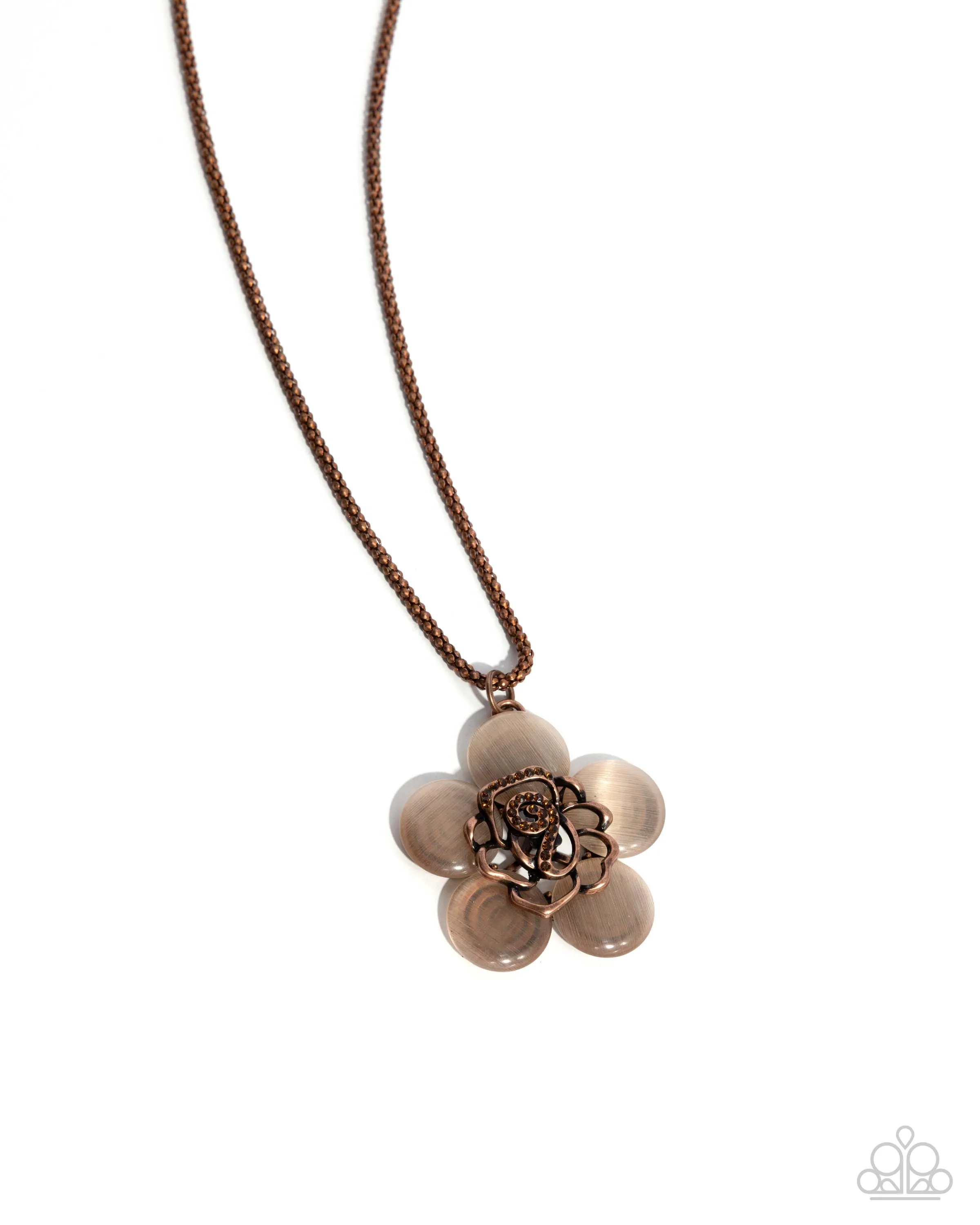 Necklaces Floral Freestyle - Copper