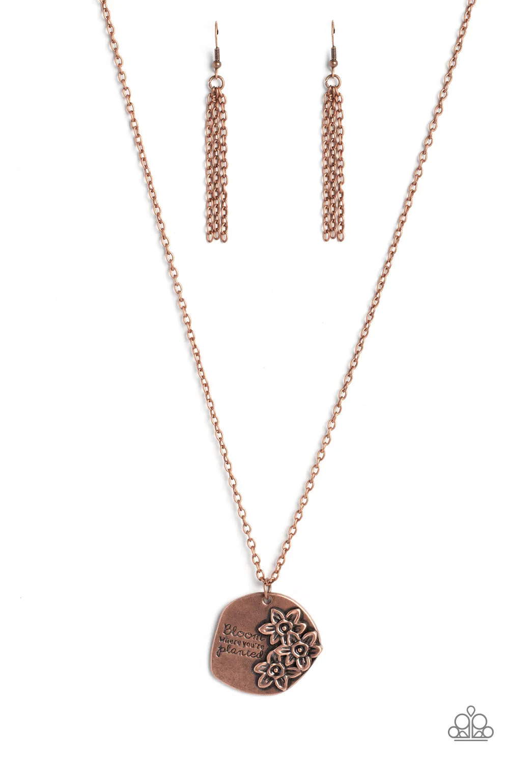 Necklaces Planted Possibilities - Copper Inspirational N2328