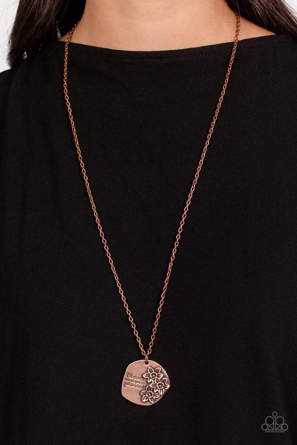 Necklaces Planted Possibilities - Copper Inspirational N2328