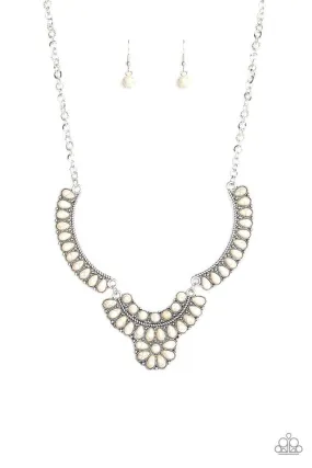 Paparazzi Necklace ~ Omega Oasis - White