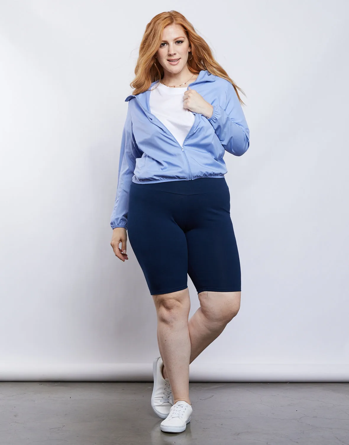 Plus Size Comfort Bike Shorts