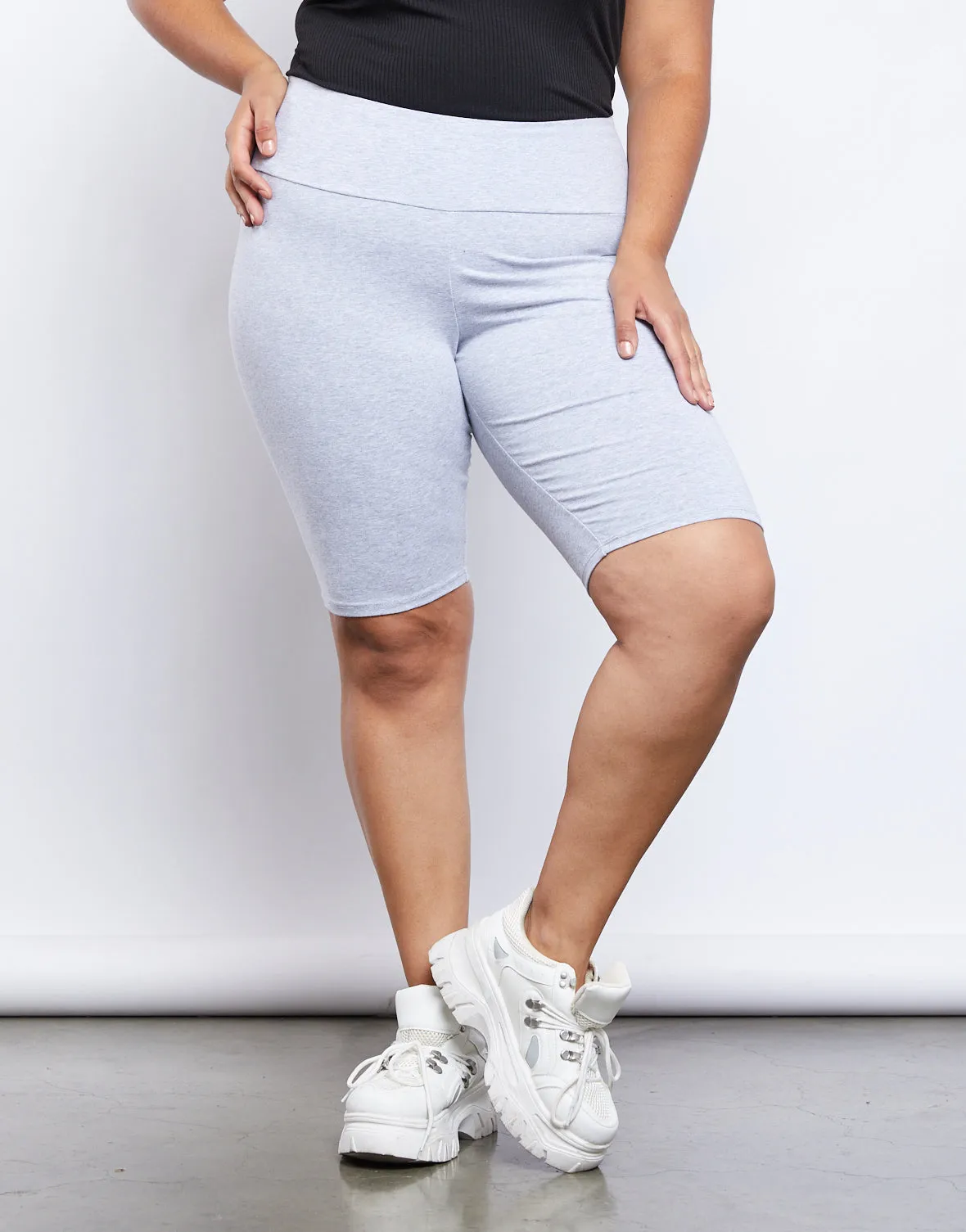 Plus Size Comfort Bike Shorts