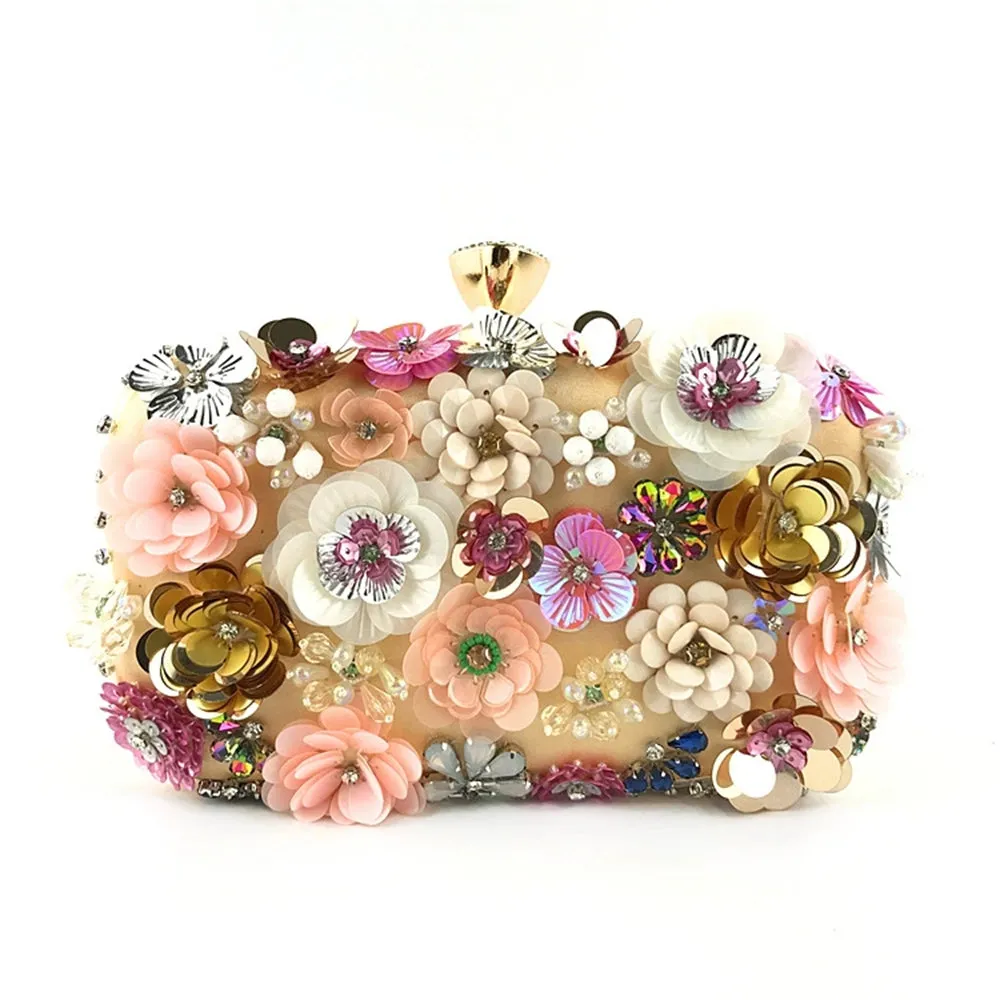 Polyester Solid Colorful Delicate Clutch Women's Handbags