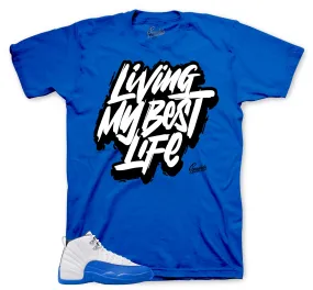 Retro 12 Blueberry Living My Best Life Shirt