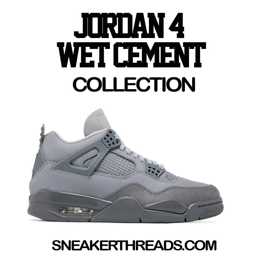 Retro 4 Wet Cement Raging Face Shirt