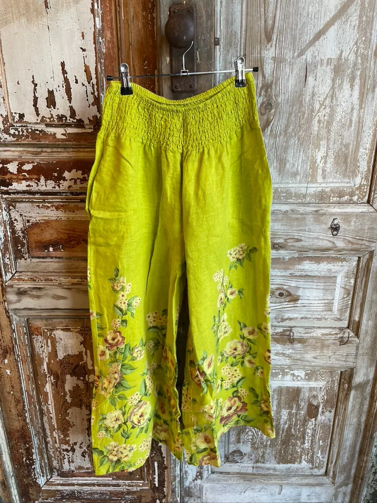 Spring Floral Pants