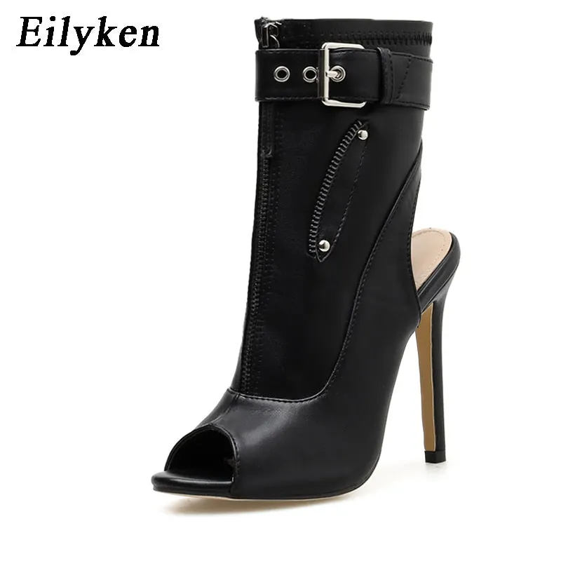 Womens Leather Ankle Boots